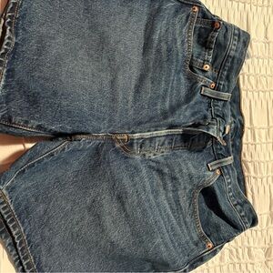 Levis Blue Denim Shorts